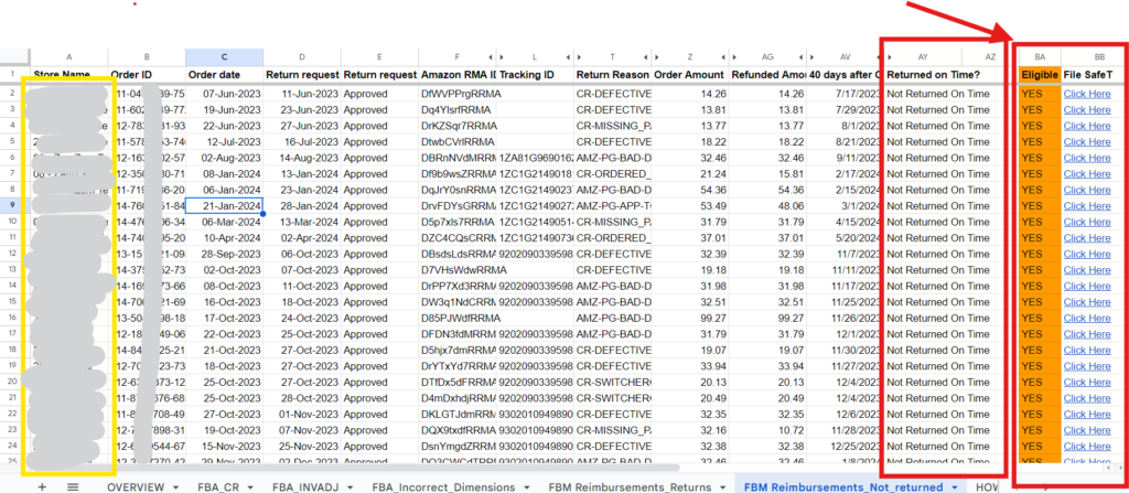 FBM Reimbursement Automations